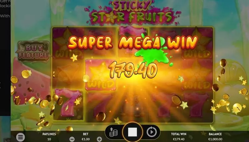  Sticky Star Fruits Apparat Gaming Slot Game released in January 2024 - Buy Feature