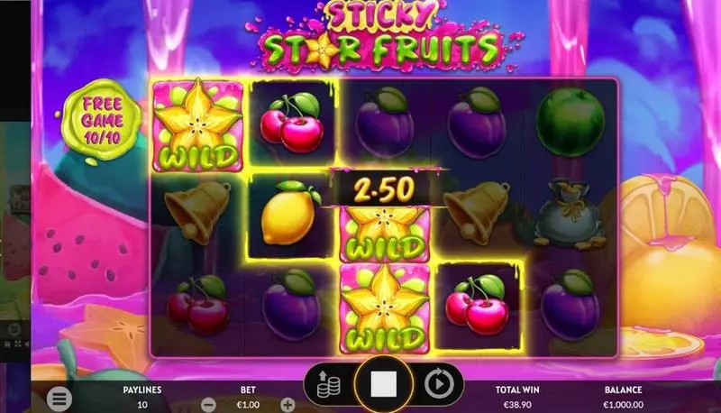  Sticky Star Fruits Apparat Gaming Slot Game released in January 2024 - Buy Feature