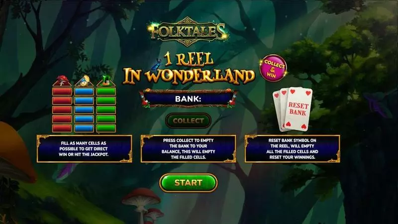 1 Reel In Wonderland Spinomenal Slot Game released in April 2024 - Collect and Win