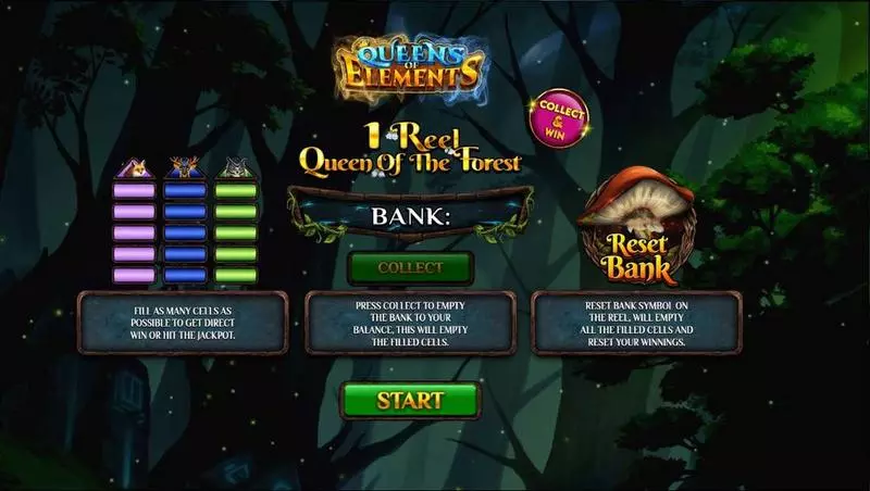 1 Reel Queen Of The Forest Spinomenal Slot Game released in May 2024 - Collect and Win
