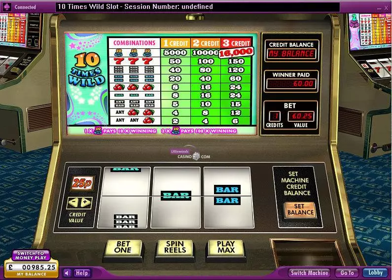 10 Times Wild 888 Slot Game released in   - 