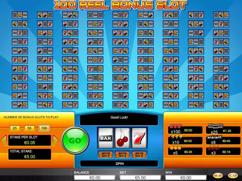 100 Reel Bonus GTECH Slot Game released in   - 