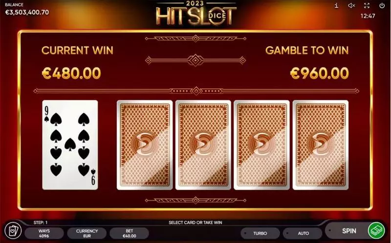 2023 Hit Slot Dice Endorphina Slot Game released in December 2023 - Free Spins