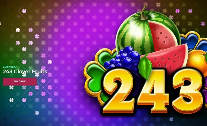 243 Clover Fruits Tom Horn Enterprise Slot Game released in January 2026 - QuickX