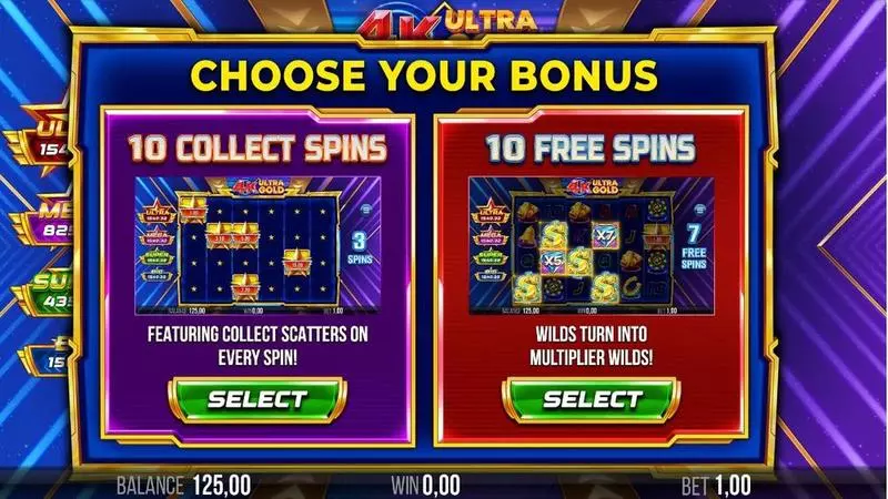 4K Ultra Gold 4ThePlayer Slot Game released in April 2024 - Free Spins