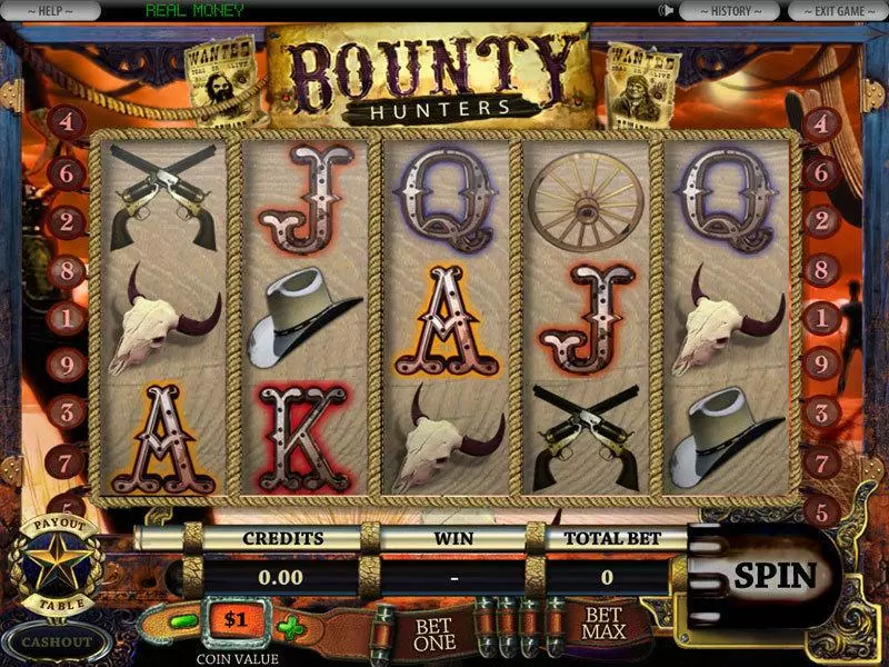 5-Reel Bounty Hunter DGS Slot Game released in   - 