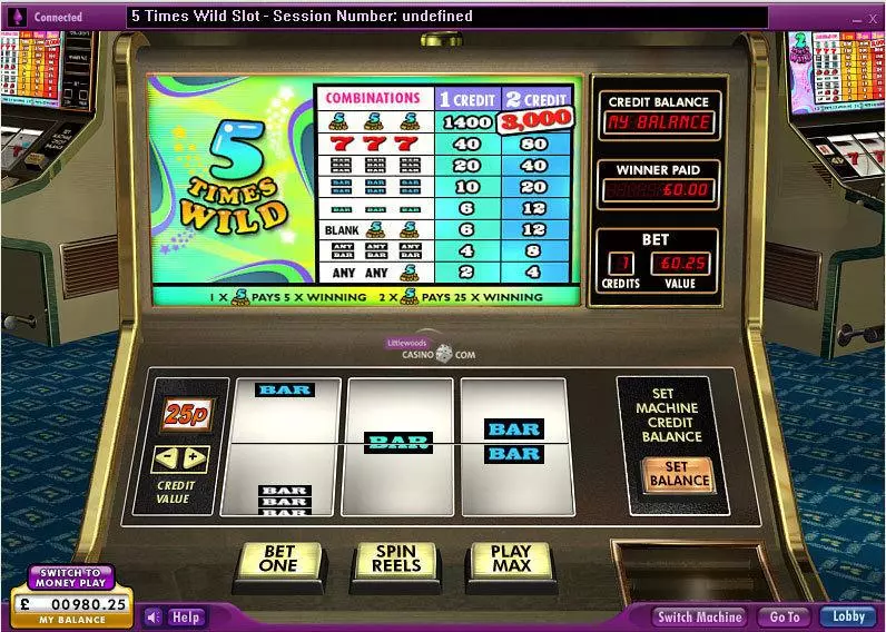 5 Times Wild 888 Slot Game released in   - 