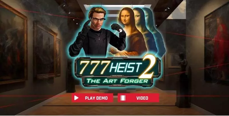 777 Heist 2 The Art Forgery Red Rake Gaming Slot Game released in July 2023 - Free Spins