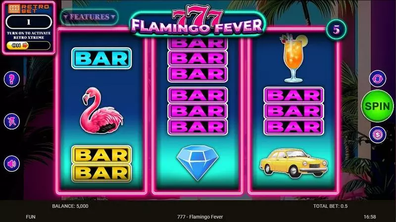 777 – Flamingo Fever Spinomenal Slot Game released in March 2024 - 