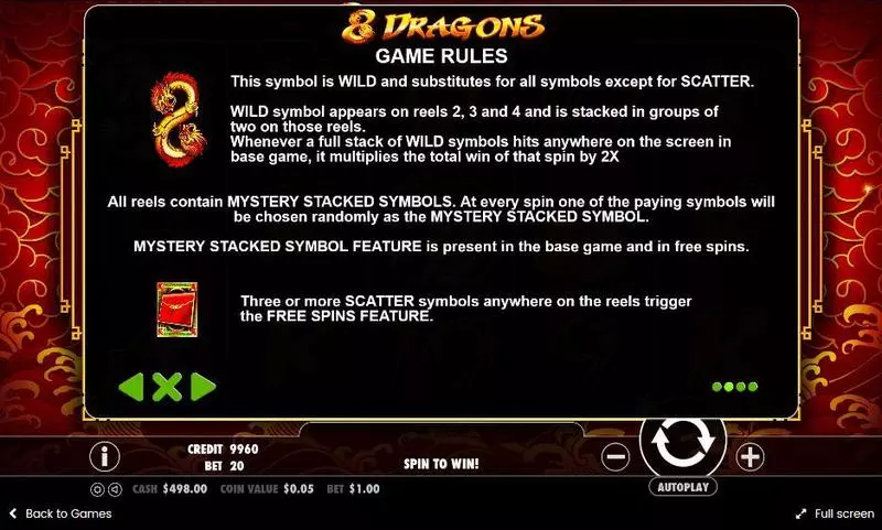8 Dragons Pragmatic Play Slot Game released in May 2017 - Free Spins