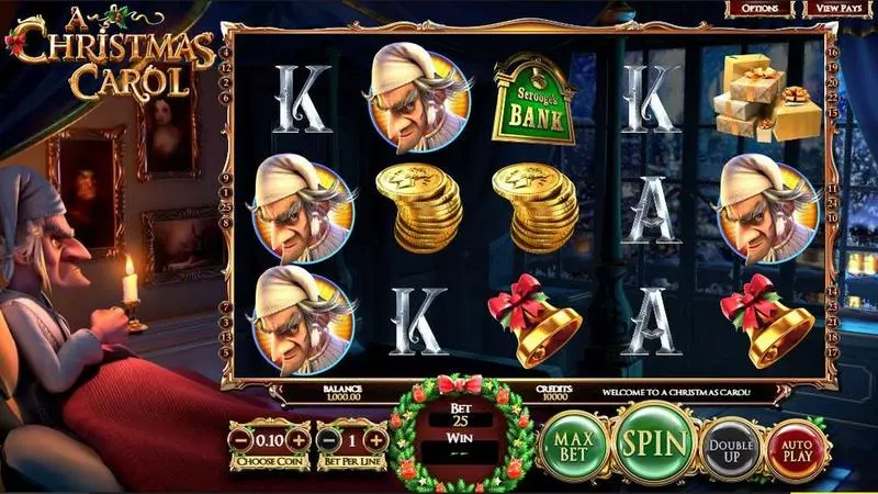 A Christmas Carol BetSoft Slot Game released in December 2015 - 
