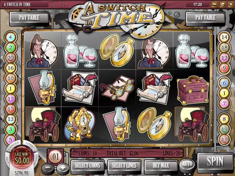 A Switch in Time Rival Slot Game released in November 2009 - Free Spins