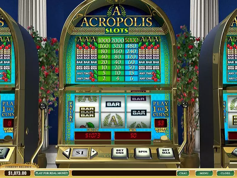 Acropolis PlayTech Slot Game released in   - 