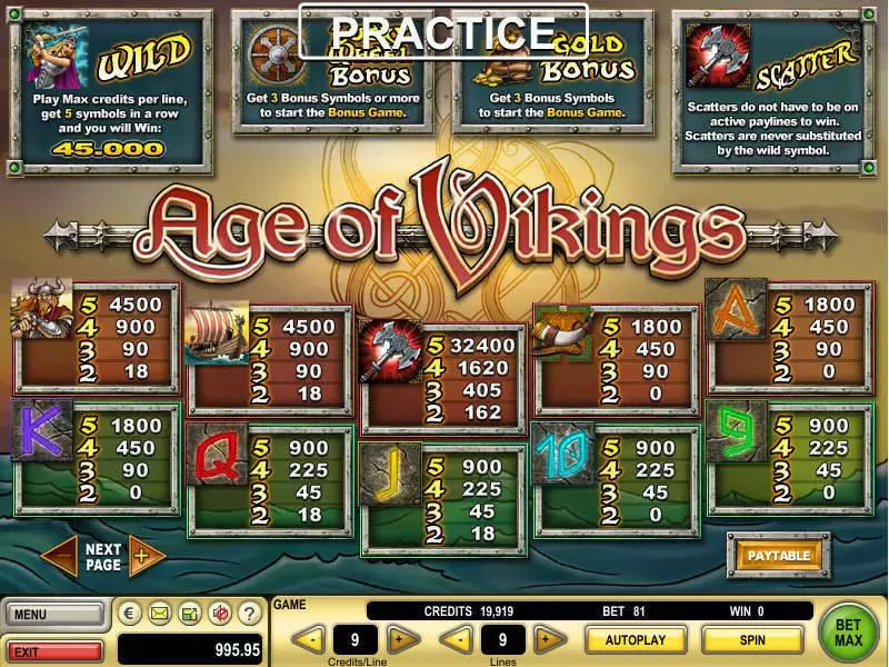 Age of Vikings GTECH Slot Game released in   - Second Screen Game