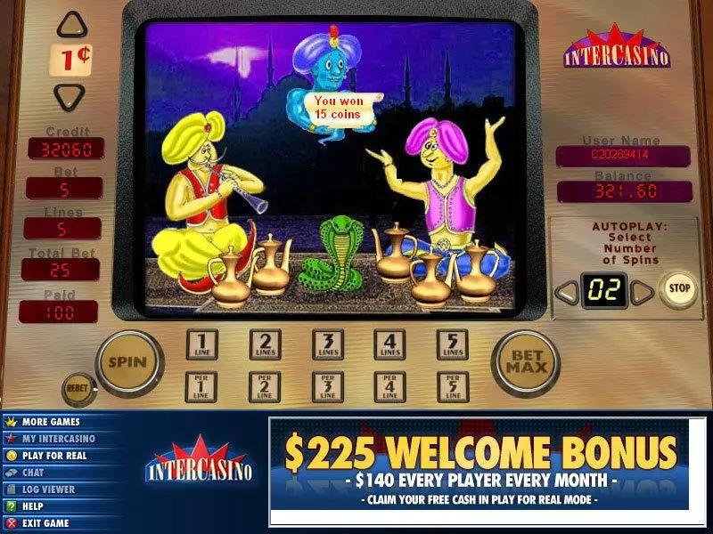 Aladdin's Lamp CryptoLogic Slot Game released in   - Second Screen Game