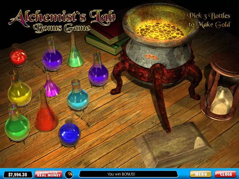 Alchemists Lab PlayTech Slot Game released in   - Second Screen Game