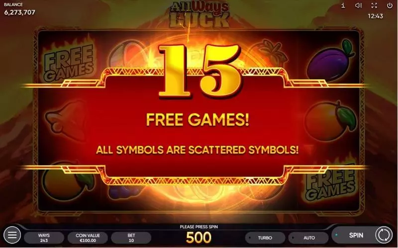 All Ways Luck Endorphina Slot Game released in March 2024 - Free Spins