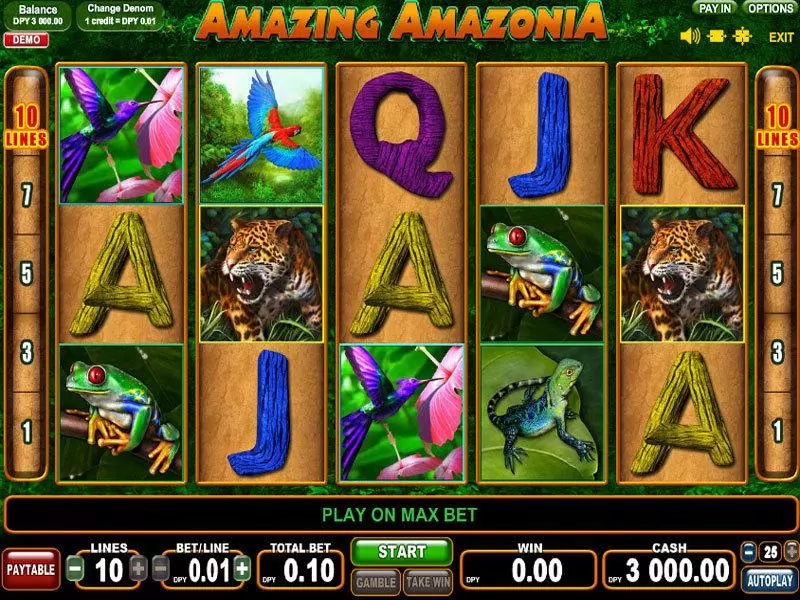 Amazing Amazonia  EGT Slot Game released in   - 