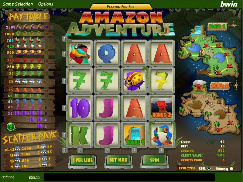 Amazon Adventure Amaya Slot Game released in   - Multi Level