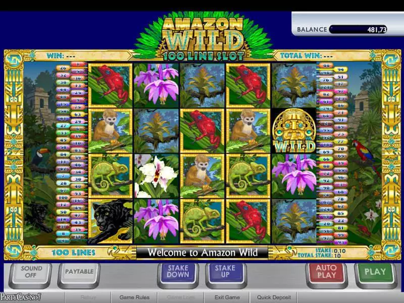 Amazon Wild bwin.party Slot Game released in   - Second Screen Game