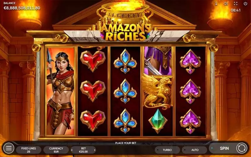 Amazons Riches Endorphina Slot Game released in July 2025 - Hold and Win