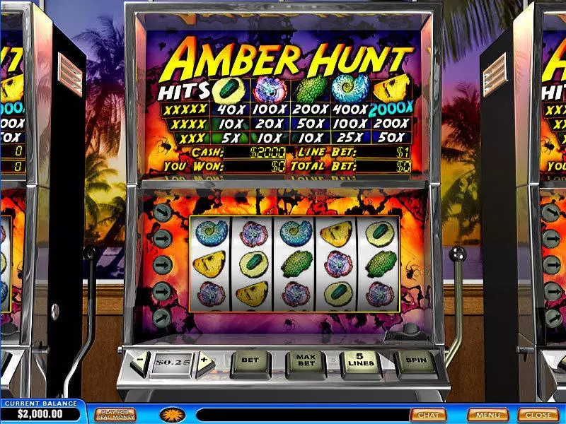 Amber Hunt PlayTech Slot Game released in   - 