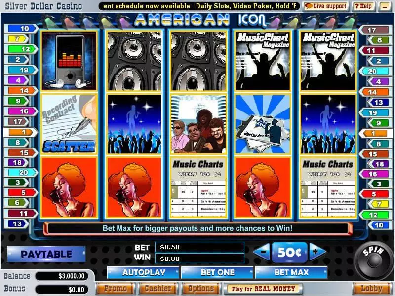 American Icon Vegas Technology Slot Game released in   - Free Spins