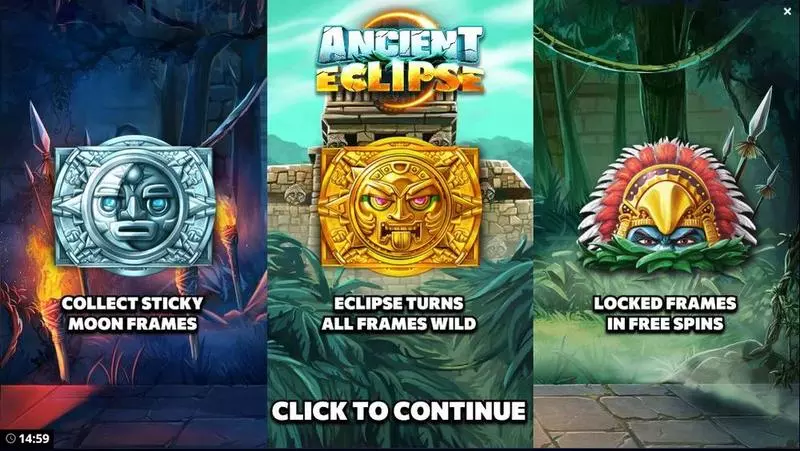 Ancient Eclipse  Bang Bang Games Slot Game released in April 2021 - Sticky Free Spins