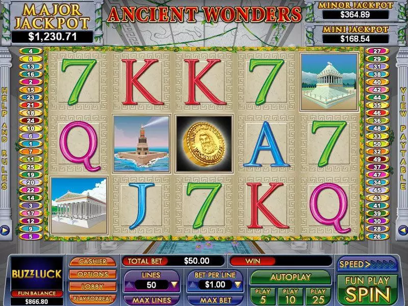 Ancient Wonders NuWorks Slot Game released in   - Free Spins