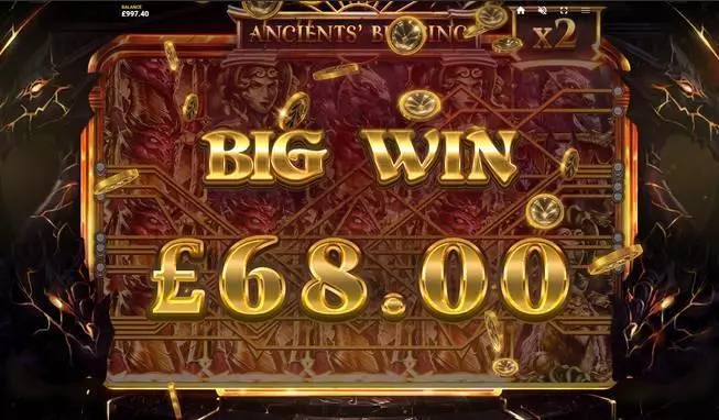 Ancients' Blessing Red Tiger Gaming Slot Game released in March 2021 - Locked Symbols