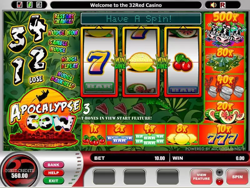 Apocalypse Cow Microgaming Slot Game released in   - 