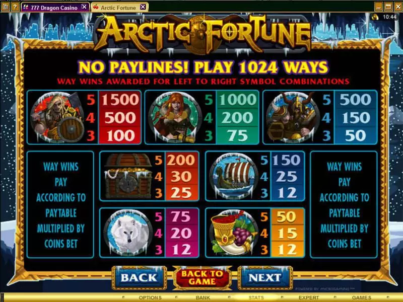 Arctic Fortune Microgaming Slot Game released in   - Free Spins
