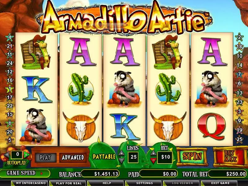 Armadillo Artie Amaya Slot Game released in   - Free Spins