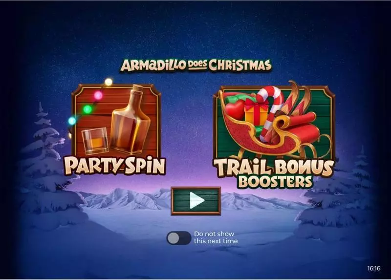 Armadillo Does Christmas 2023 Armadillo Studios Slot Game released in December 2023 - Buy Feature