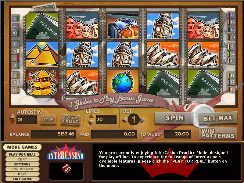 Around the World CryptoLogic Slot Game released in   - Second Screen Game