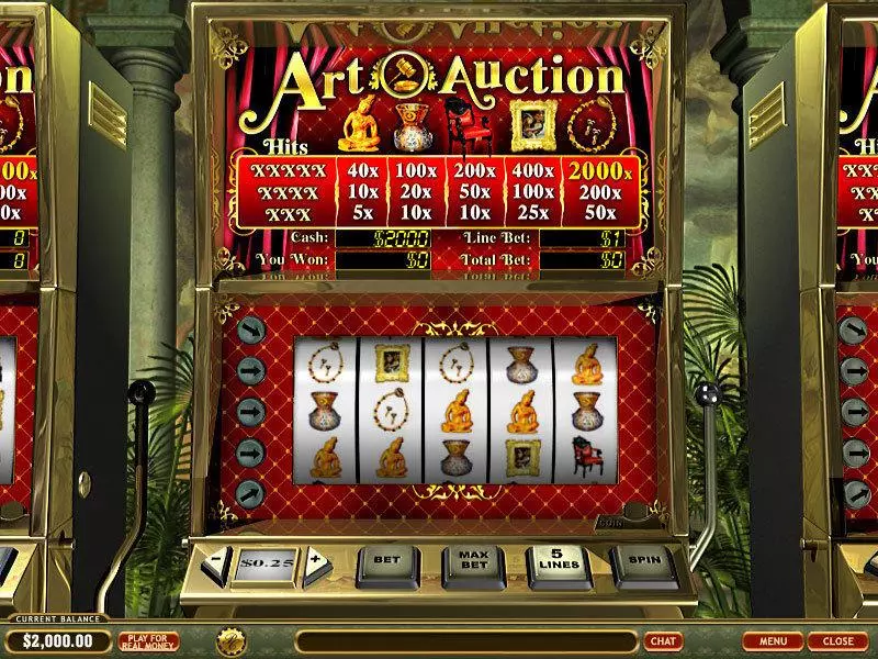 Art Auction PlayTech Slot Game released in   - 