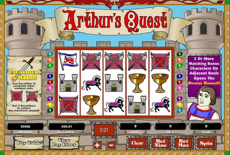Arthur's Quest Amaya Slot Game released in   - Pick a Box