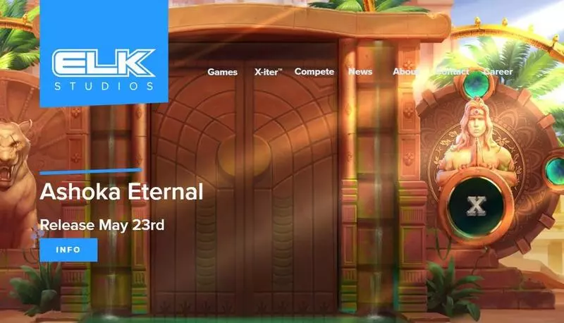 Ashoka Eternal Elk Studios Slot Game released in May 2024 - Multiplier Wheel