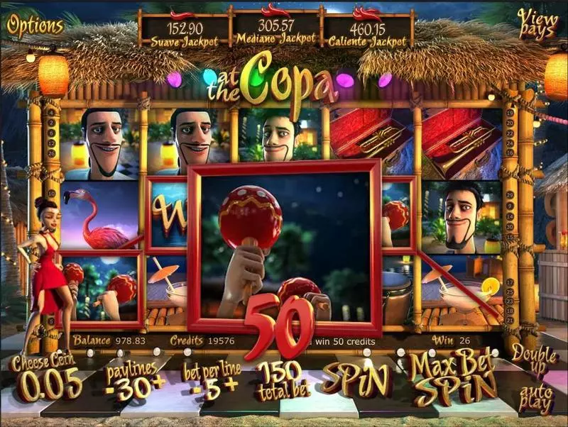 At the Copa BetSoft Slot Game released in   - Second Screen Game