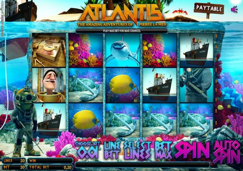 Atlantis Sheriff Gaming Slot Game released in   - Pick a Box