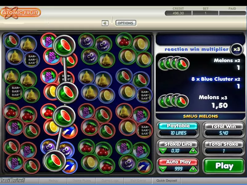 Atomic Fruit bwin.party Slot Game released in   - 