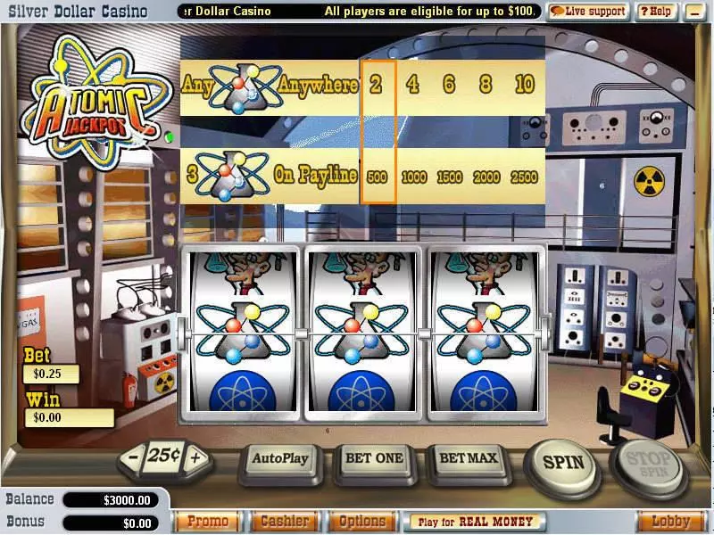 Atomic Jackpot WGS Technology Slot Game released in   - 