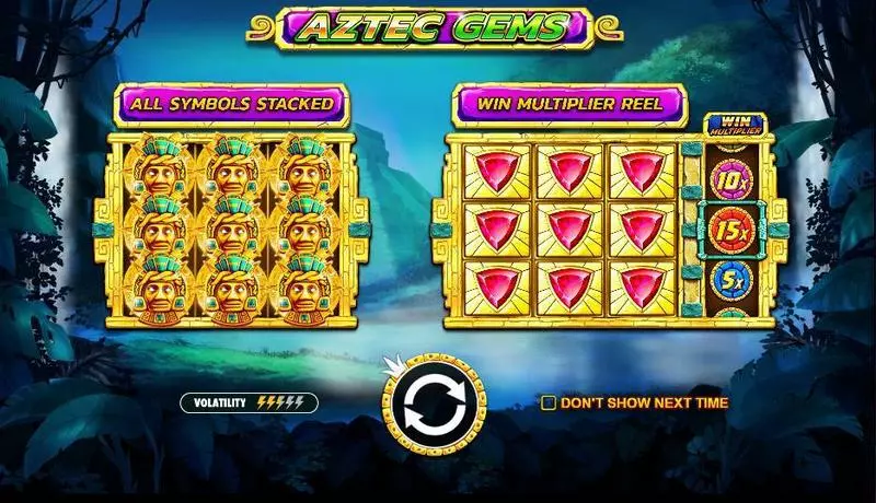 Aztec Gems Pragmatic Play Slot Game released in February 2018 - 