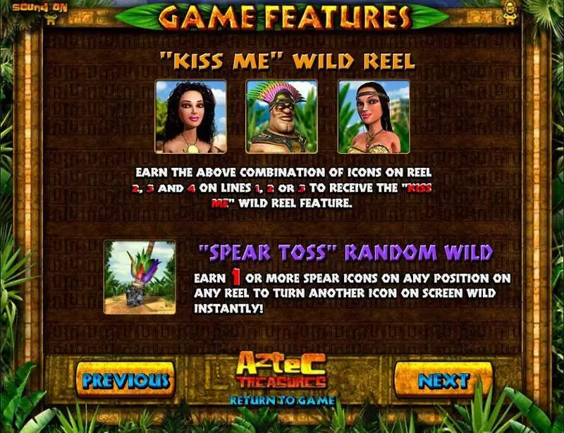 Aztec Treasures BetSoft Slot Game released in   - Second Screen Game