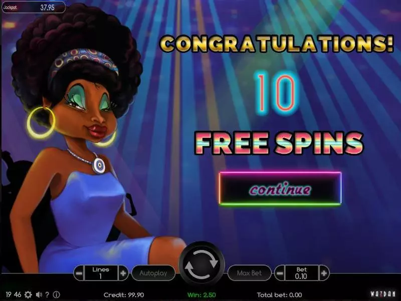 Back to the 70s Wazdan Slot Game released in May 2017 - Free Spins