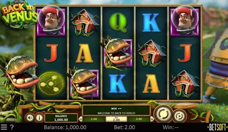 Back to Venus BetSoft Slot Game released in April 2020 - Free Spins