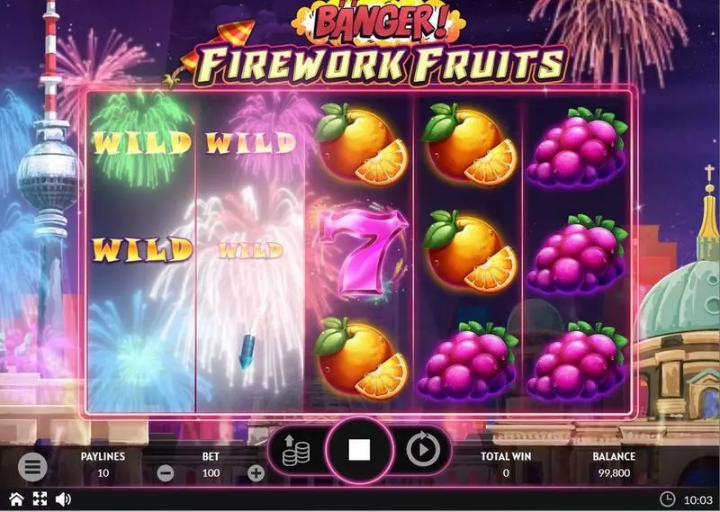 Banger! Firework Fruits Apparat Gaming Slot Game released in December 2023 - 