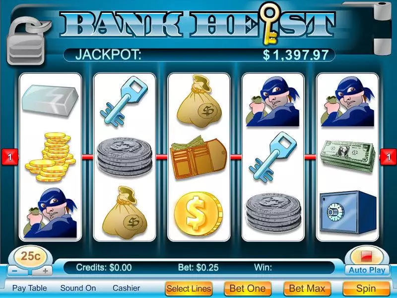 Bank Heist 5-reel Byworth Slot Game released in   - Free Spins