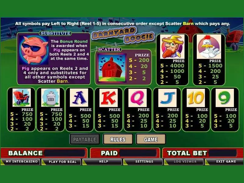 Barnyard Boogie CryptoLogic Slot Game released in   - Second Screen Game