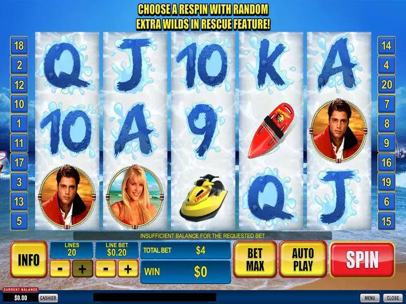 Baywatch PlayTech Slot Game released in   - Free Spins